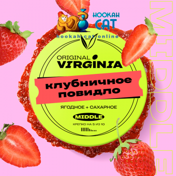 Табак для кальяна Original Virginia Middle Клубничное Повидло 25г Акцизный